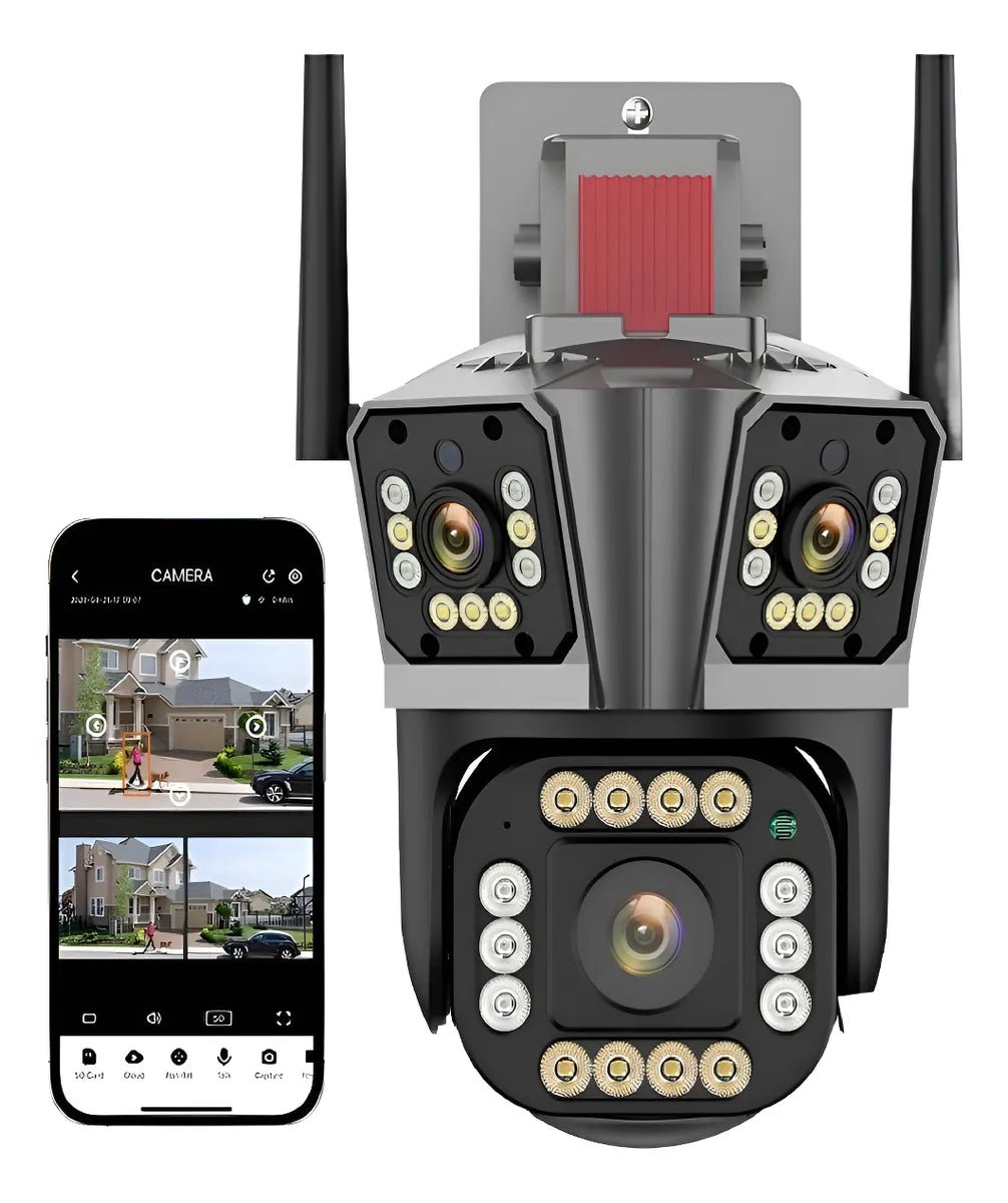 CAMARA DE SEGURIDAD 3 LENTES A2403 - 501 - Ziion.co