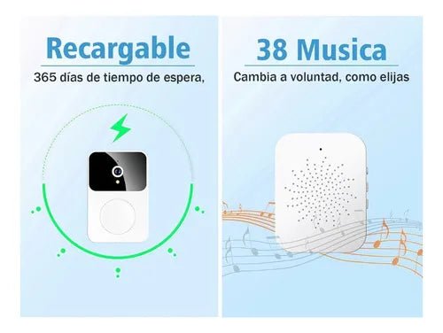 CAMARA TIMBRE INALAMBRICO - 1901 - Ziion.co