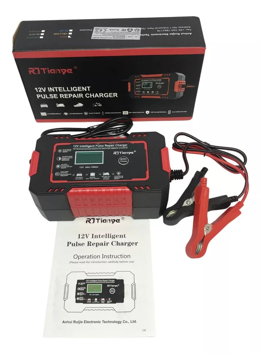 Cargador Baterías Carro Motos 12v - Ziion.co