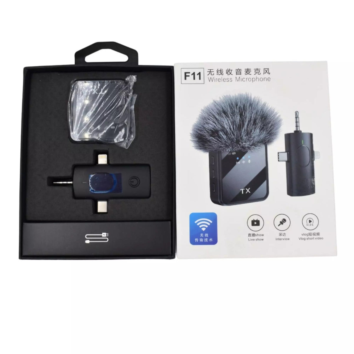 MICROFONO INALAMBRICO F11 - Ziion.co