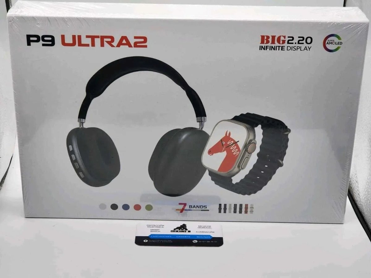 P9 Ultra 2 set de reloj + audífonos - Ziion.co